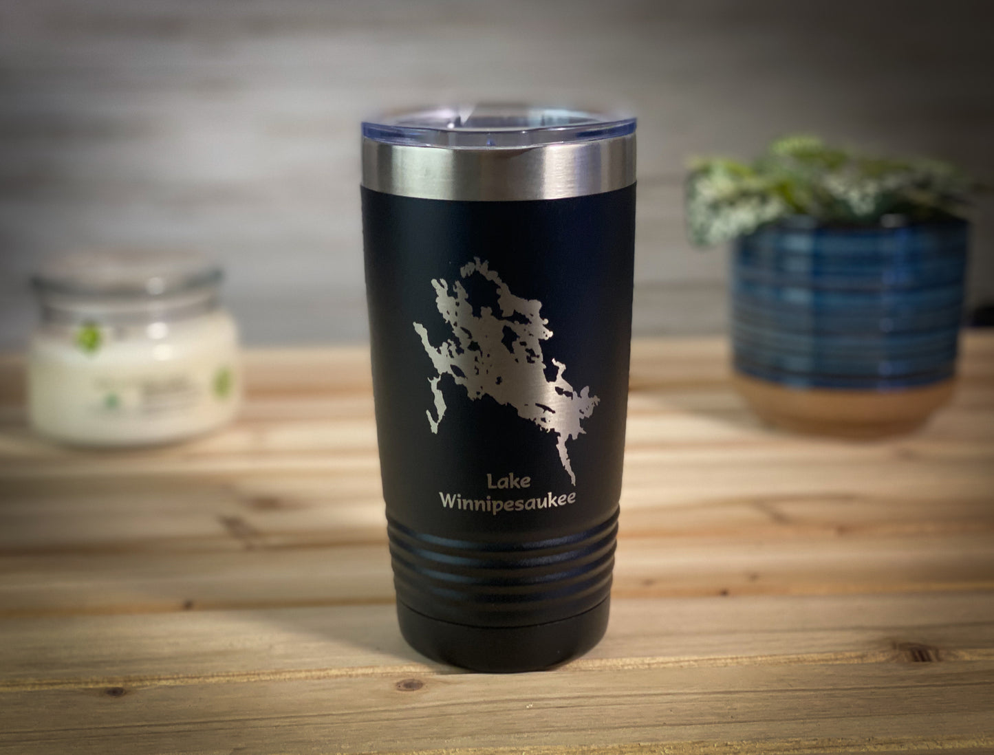 Lake Winnipesaukee New Hampshire - 20 oz Travel Tumbler - Insulated Tumbler