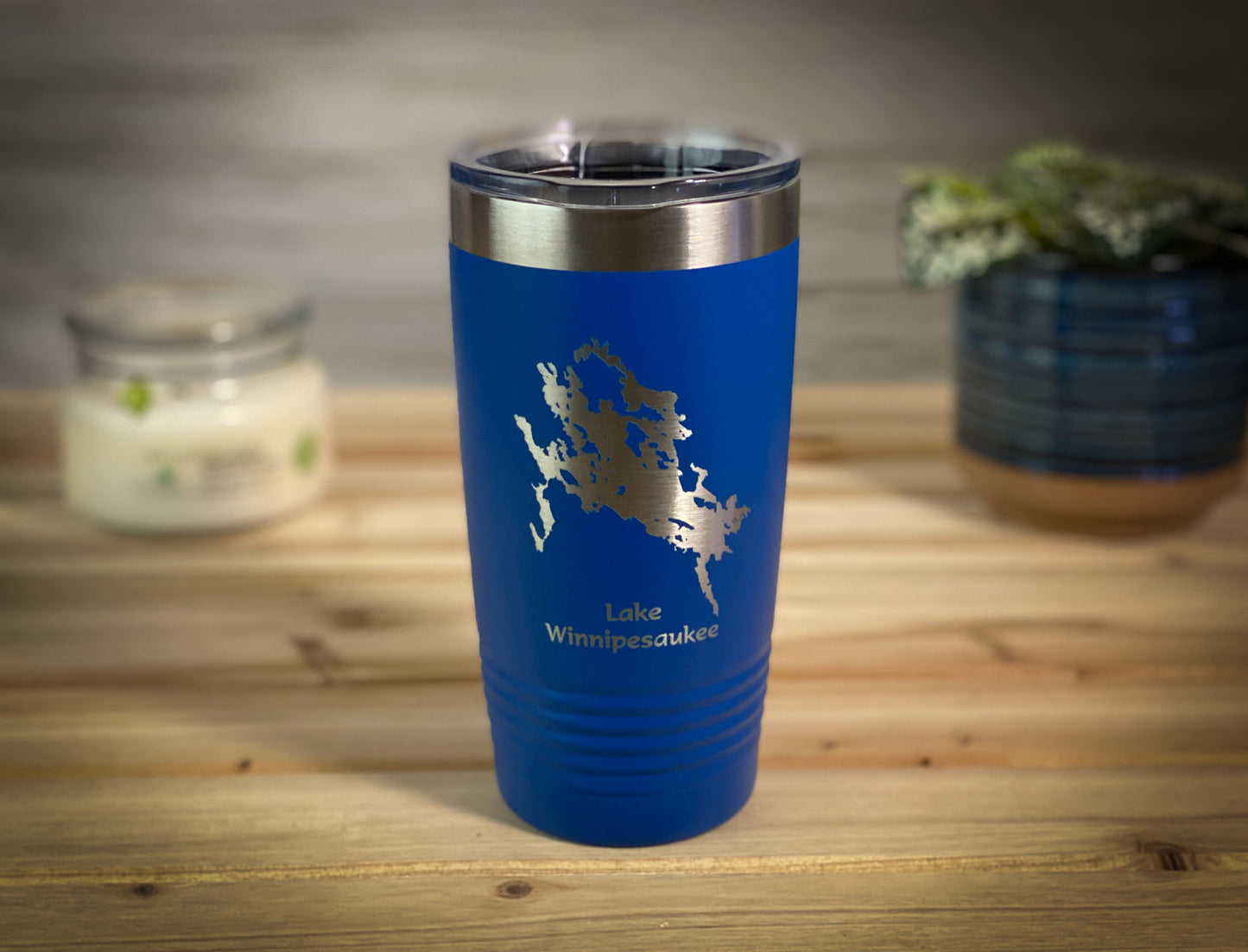 Lake Winnipesaukee New Hampshire - 20 oz Travel Tumbler - Insulated Tumbler