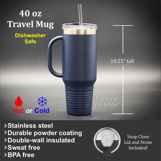 Get a Quote - 40 oz travel tumbler