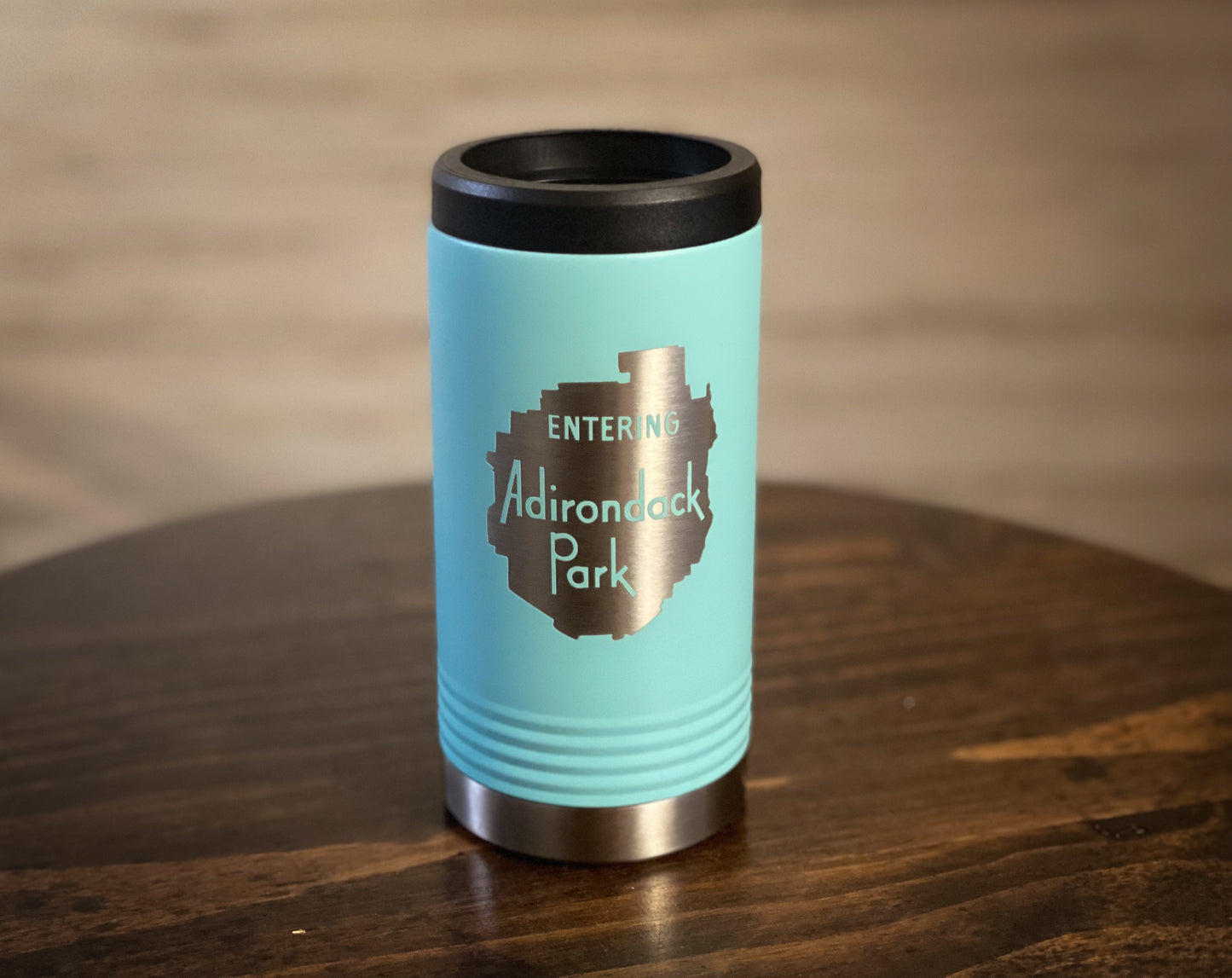 Entering the Adirondack Park sign  Insulated Slim Can Holder