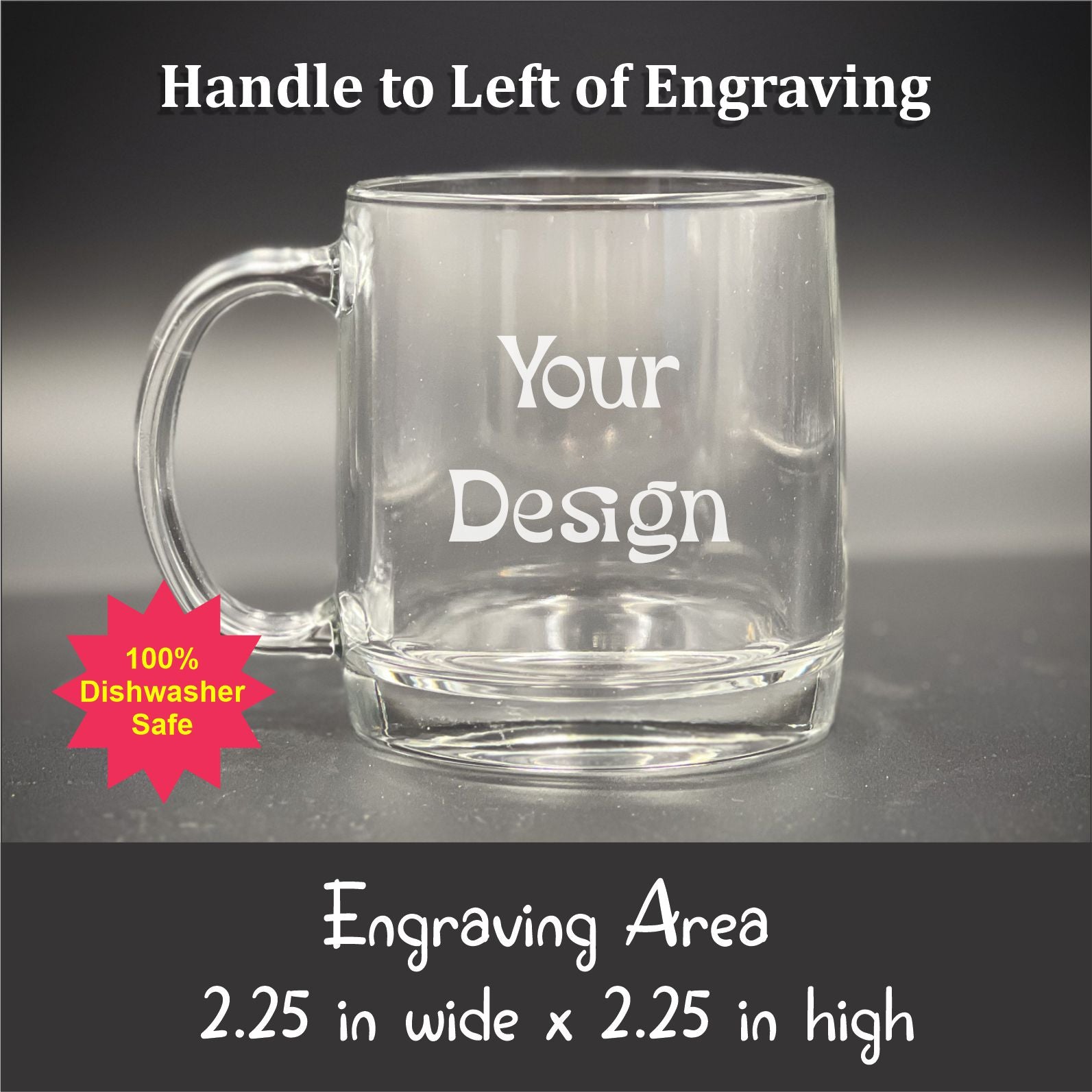 Russell Sage Alumnae/i 12 oz Glass Handled Coffee Mug