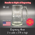Your Design 14 oz Handled Mug