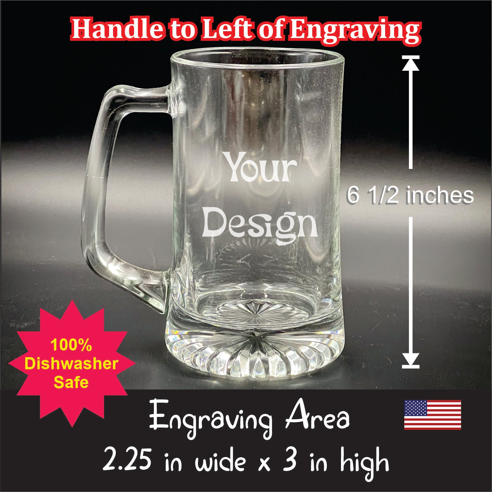 Get a Quote 25 oz Handled Mug