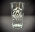 Pirate Pint Glass - Etched Durable Beer Glass | Fear the Beard Gift