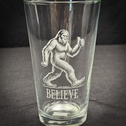 Bigfoot Believe  -  Pint glass (In Store)