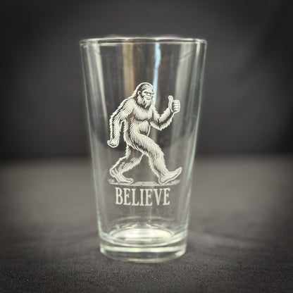 Bigfoot Believe  -  Pint glass (In Store)