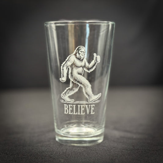 Bigfoot Believe  -  Pint glass (In Store)
