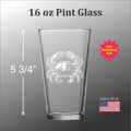 Blue Crab - Pint glass