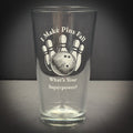 Bowling Super Powers  - Pint glass