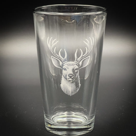 Deer Head VIntage - Pint glass