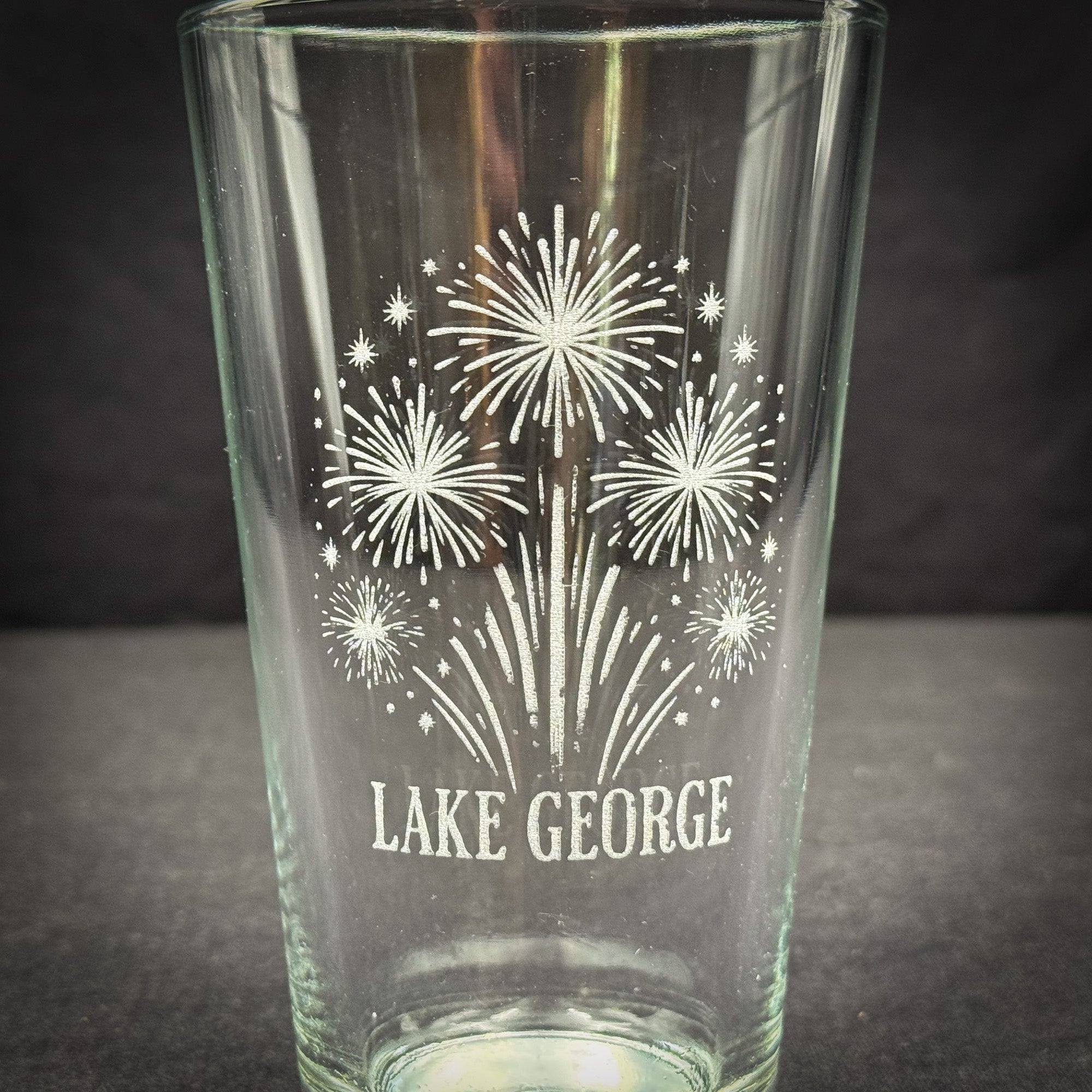 Fireworks Customizable  - Pint glass