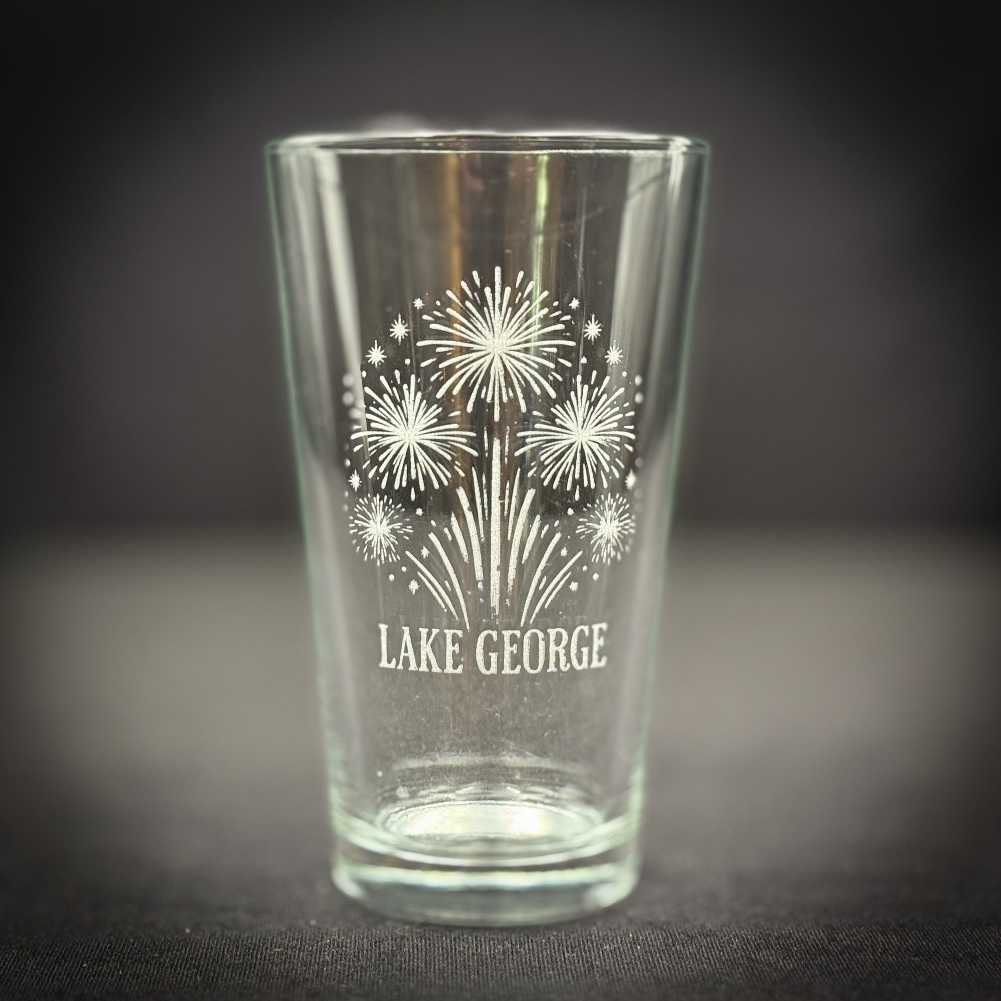 Fireworks Customizable  - Pint glass