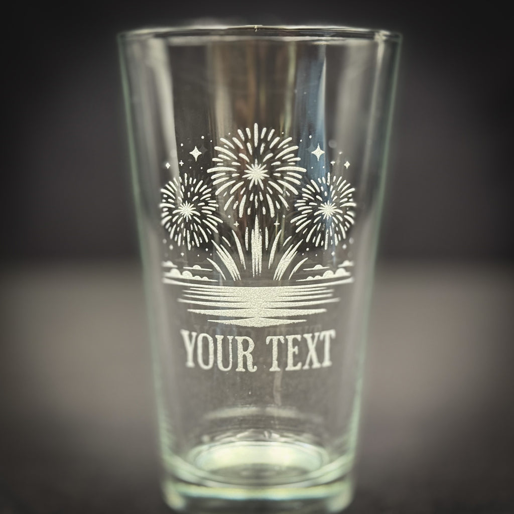 Fireworks on the Lake - Pint glass