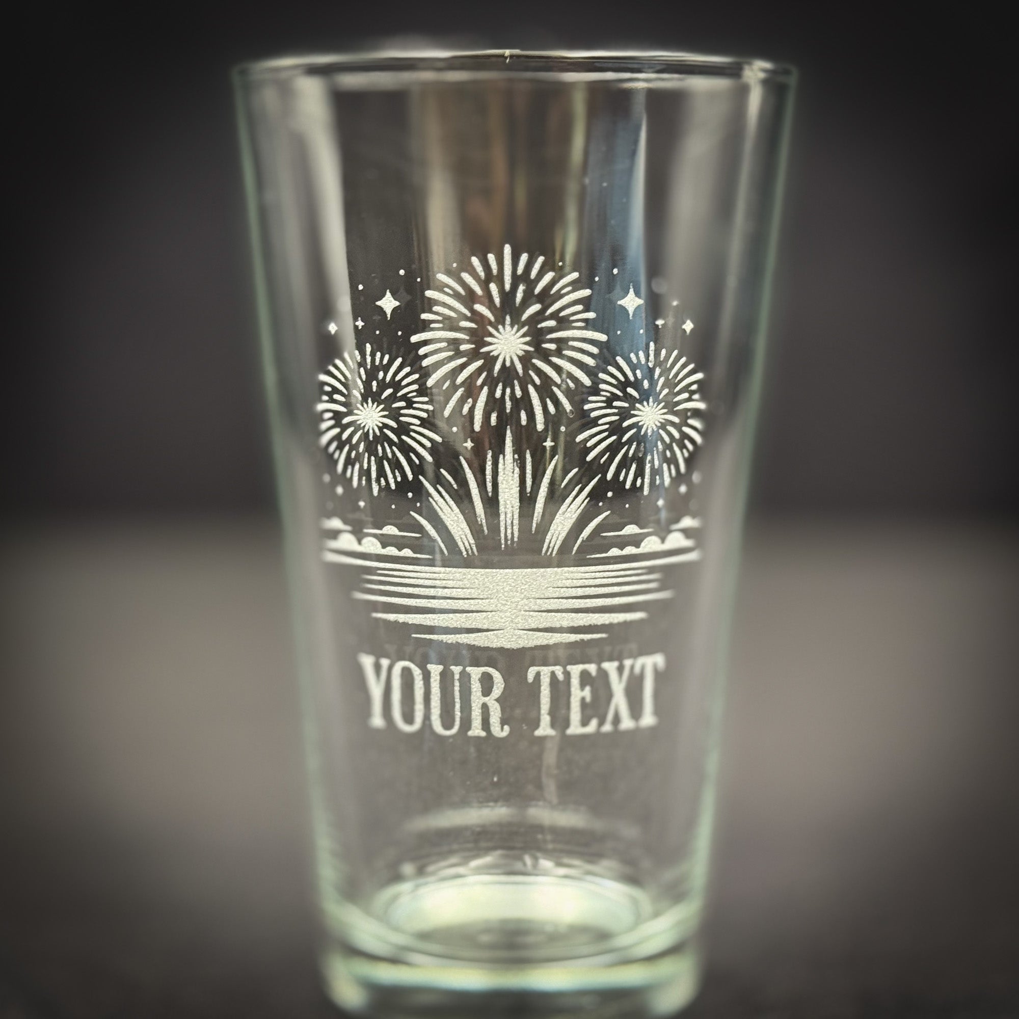 Fireworks on the Lake - Pint glass