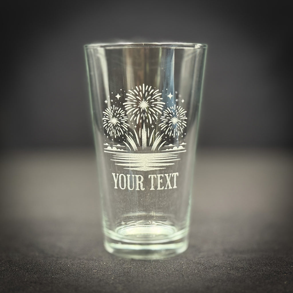 Fireworks on the Lake - Pint glass