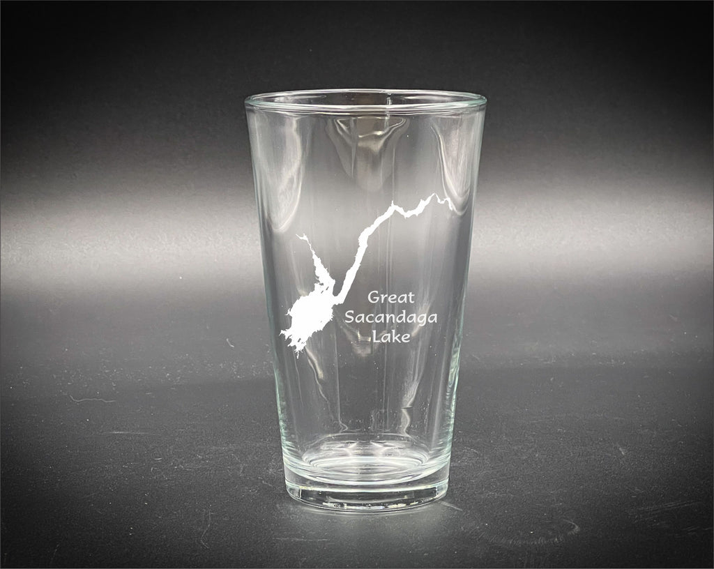 Great Sacandaga Lake New York  pint glass
