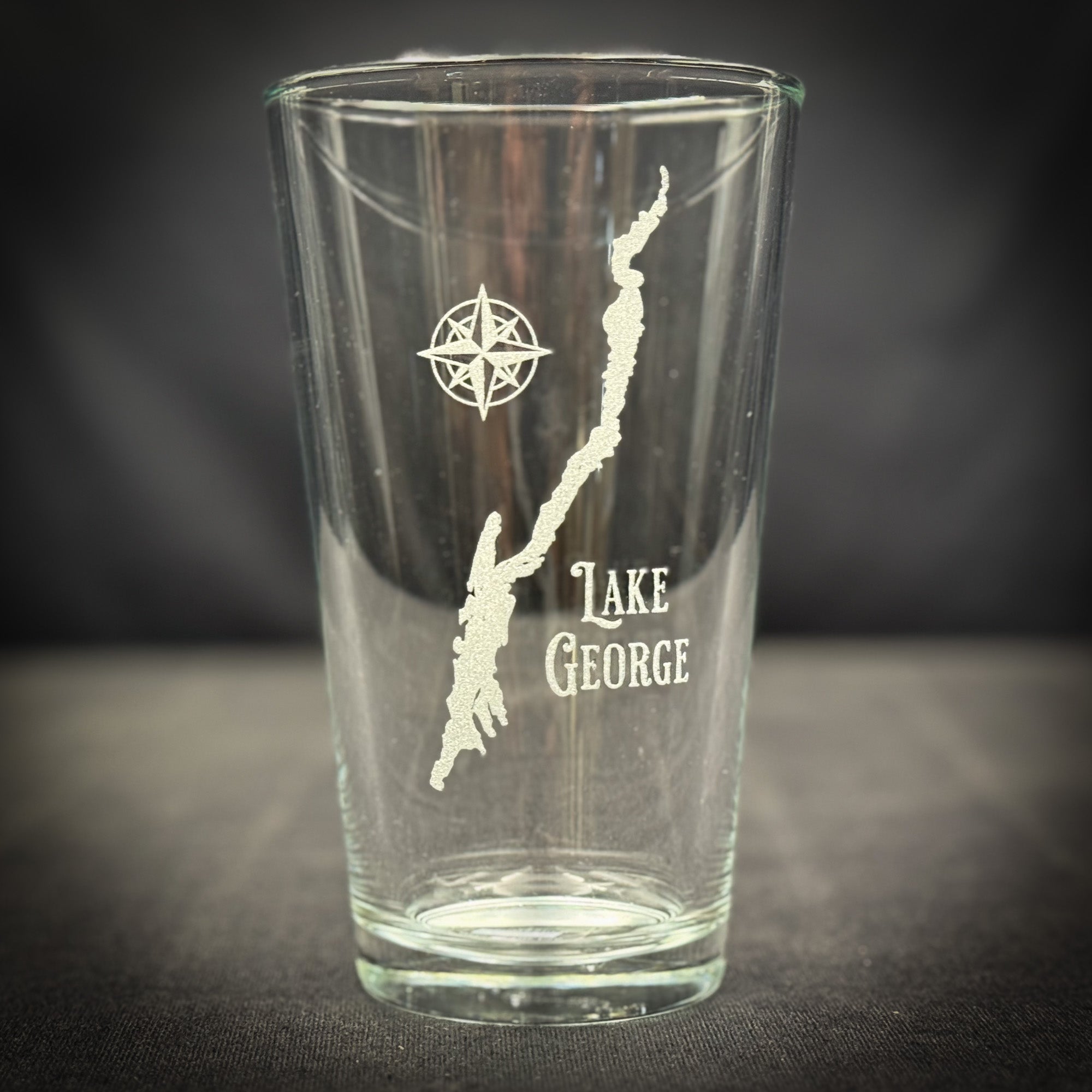 Lake George NY Vintage  pint glass