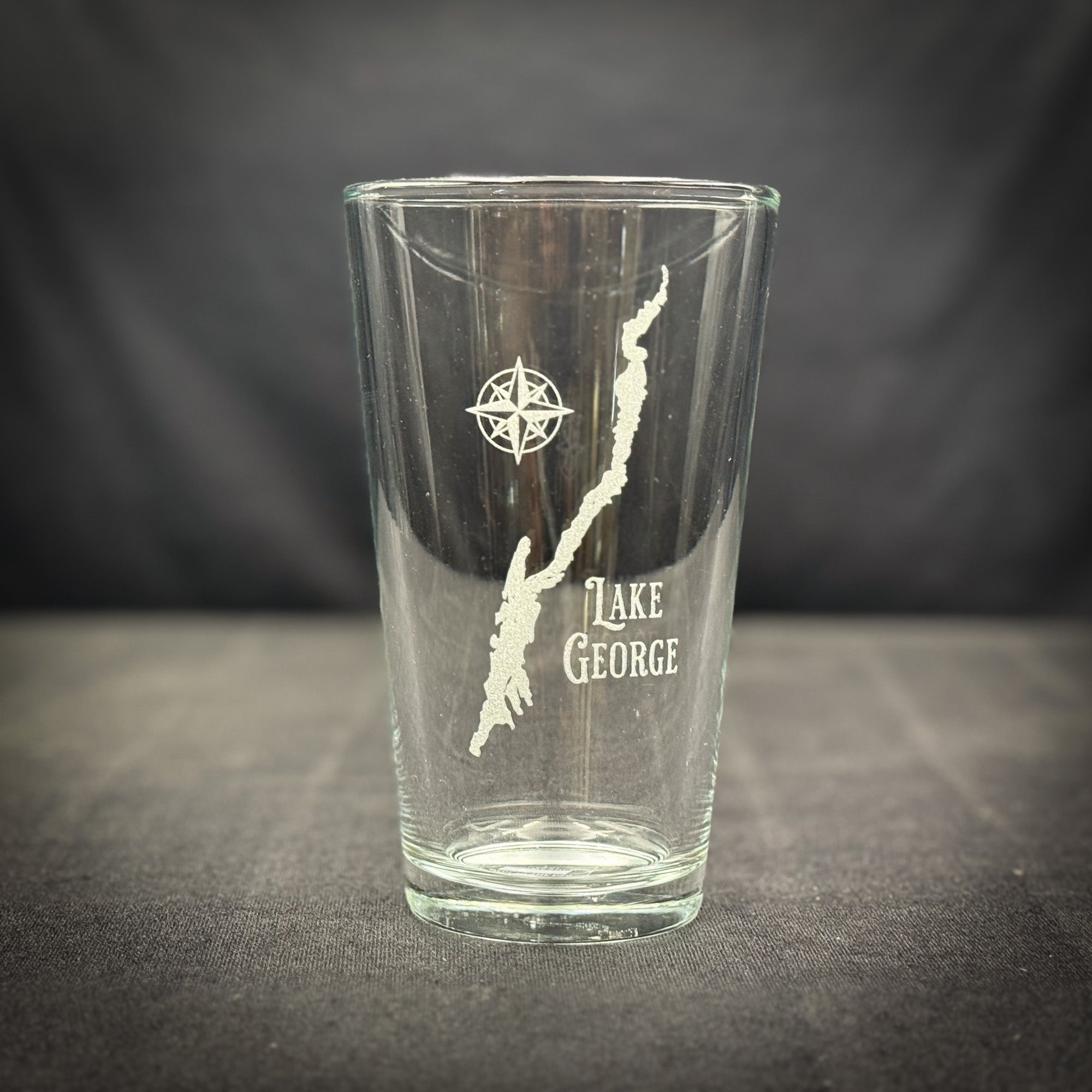 Lake George NY Vintage  pint glass