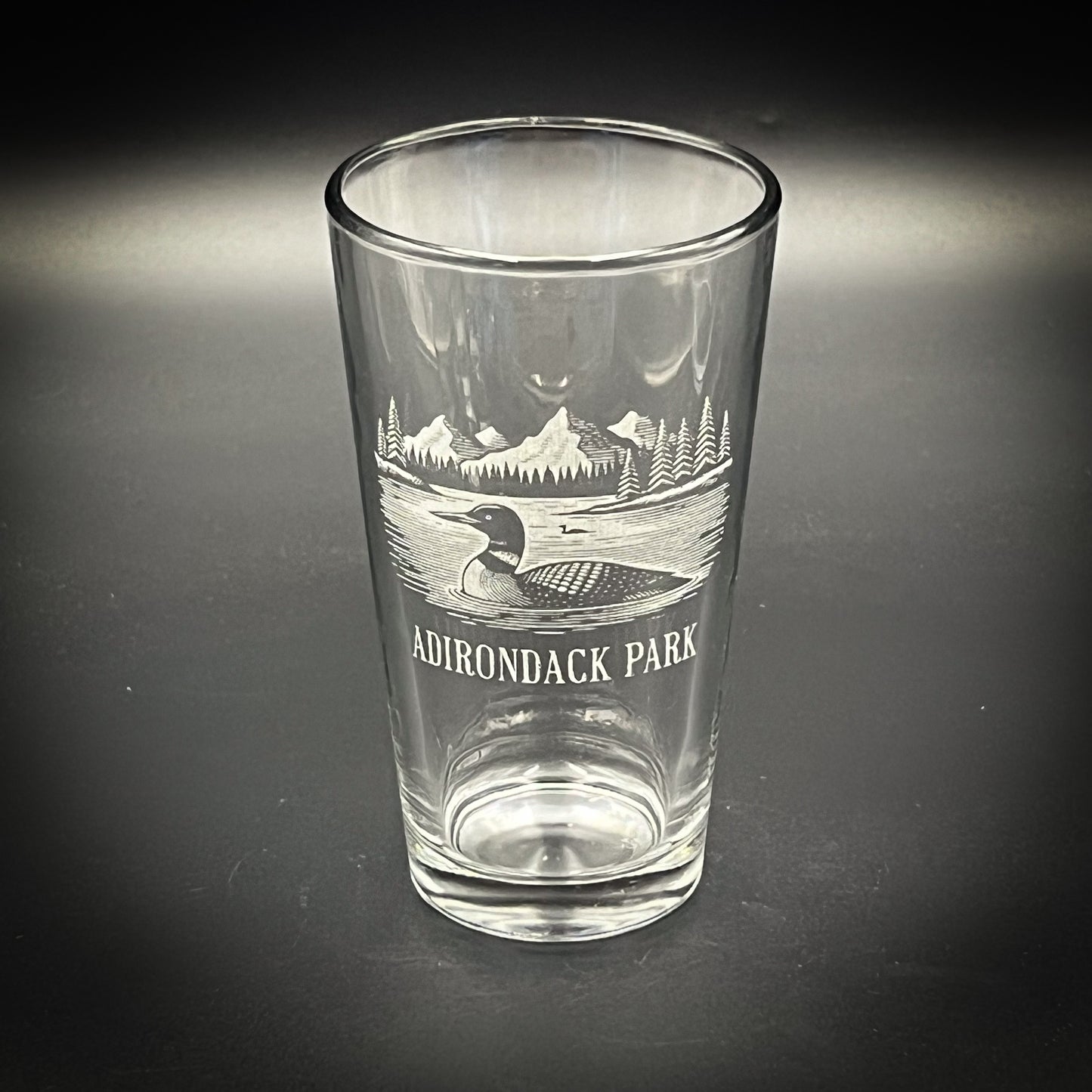 Loon on a Lake - Pint glass