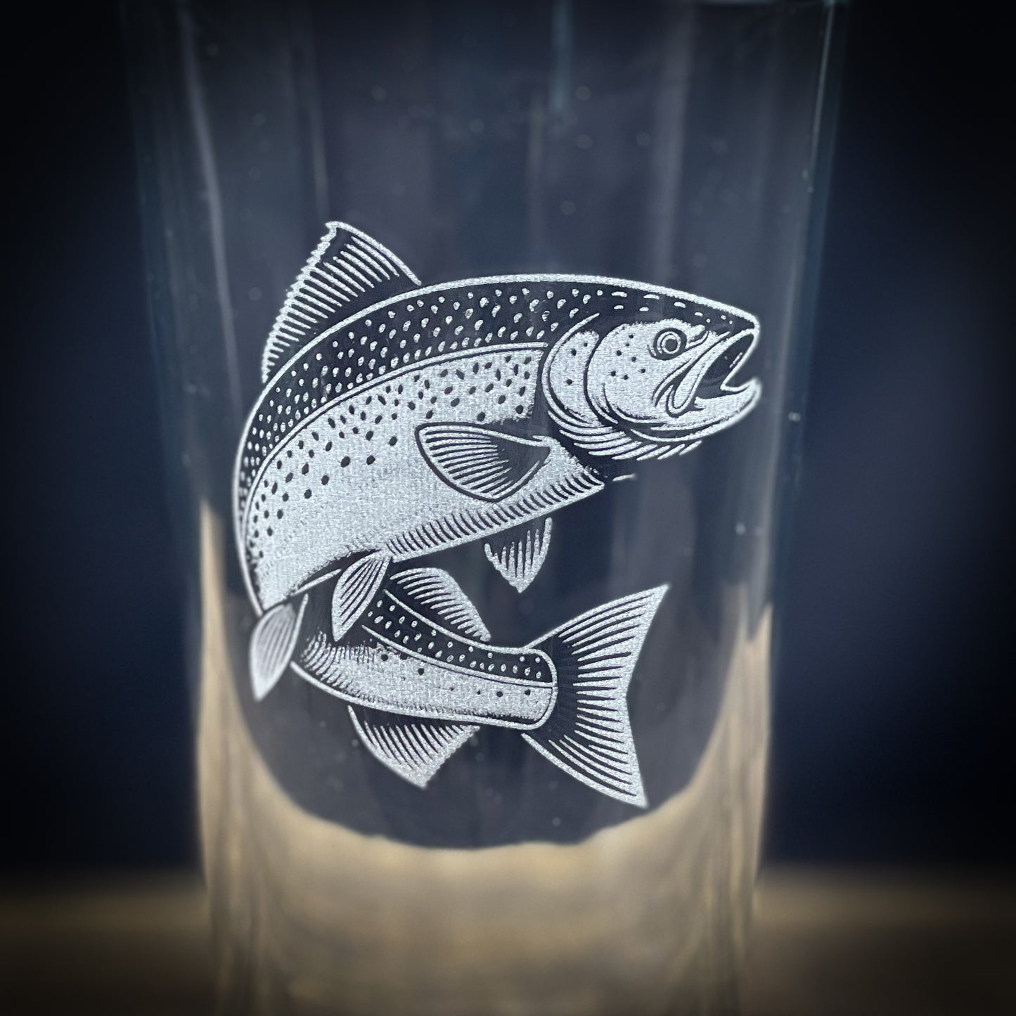 Salmon - Pint glass