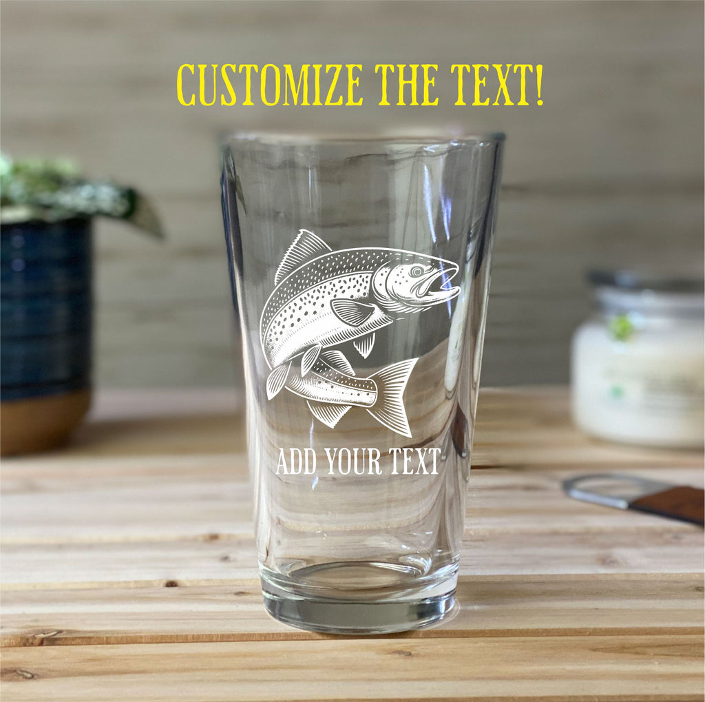 Salmon - Pint glass