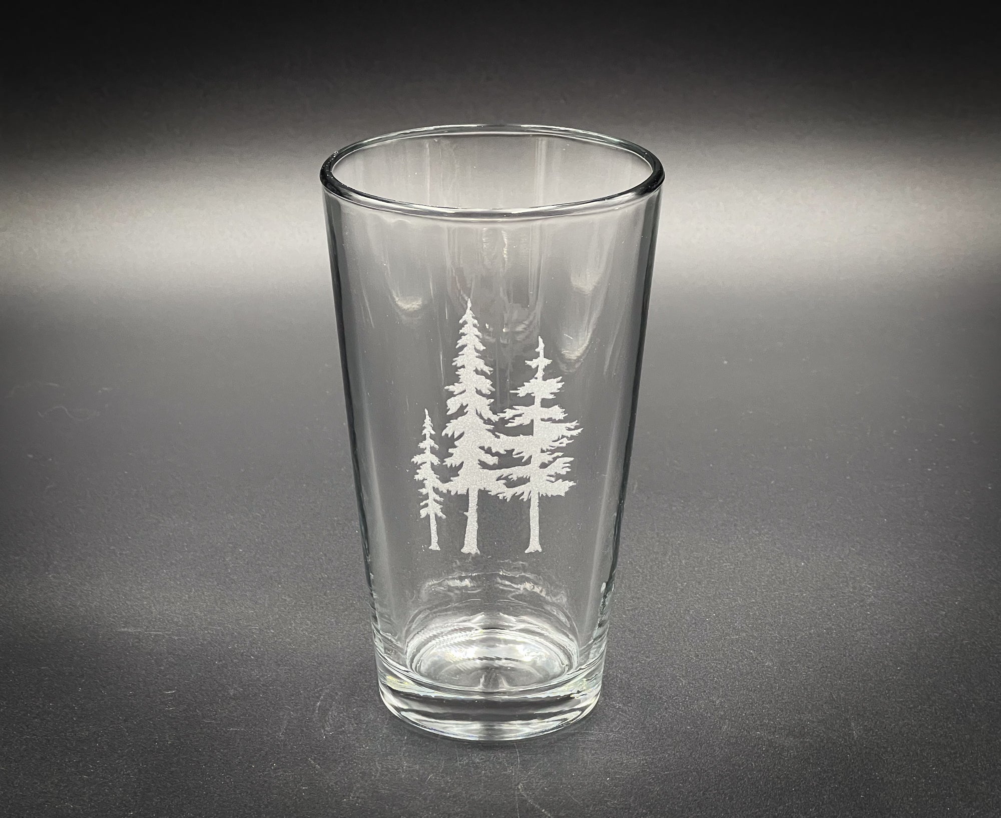3 Trees Pint glass