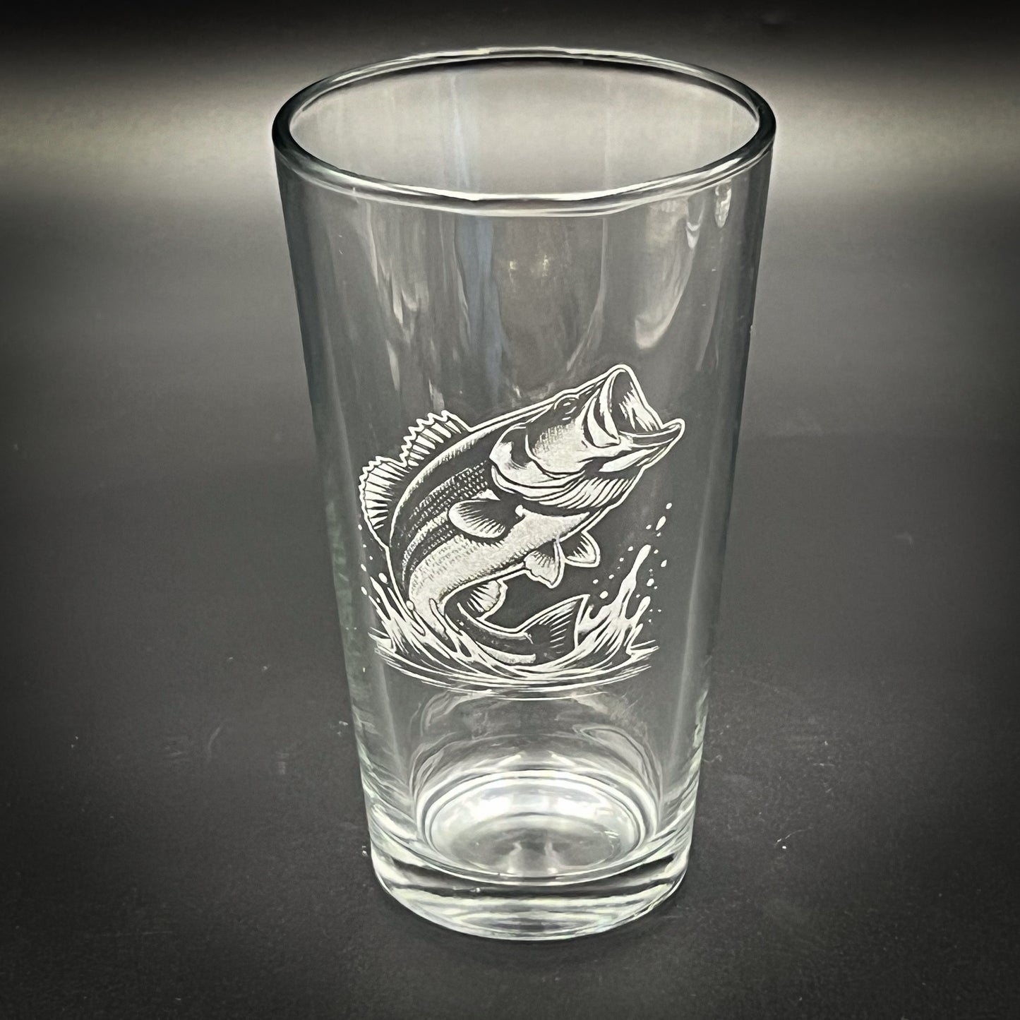 Large Mouth Bass - Pint glass