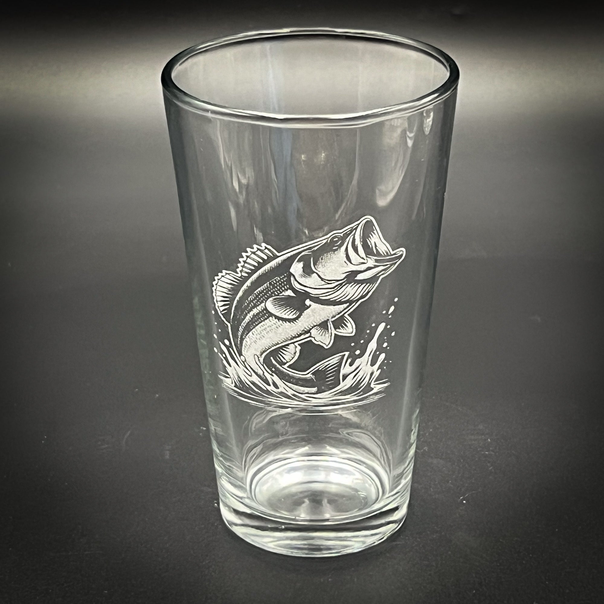 Large Mouth Bass - Pint glass
