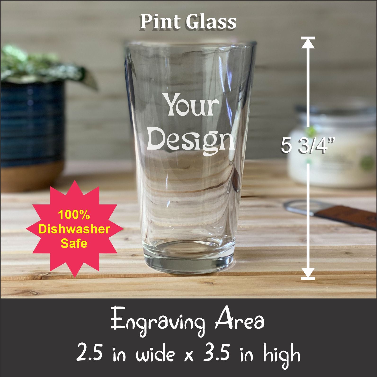 Get a Quote -  Pint glass
