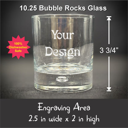 Get a Quote - 10.25 oz Bubble Rocks Glass