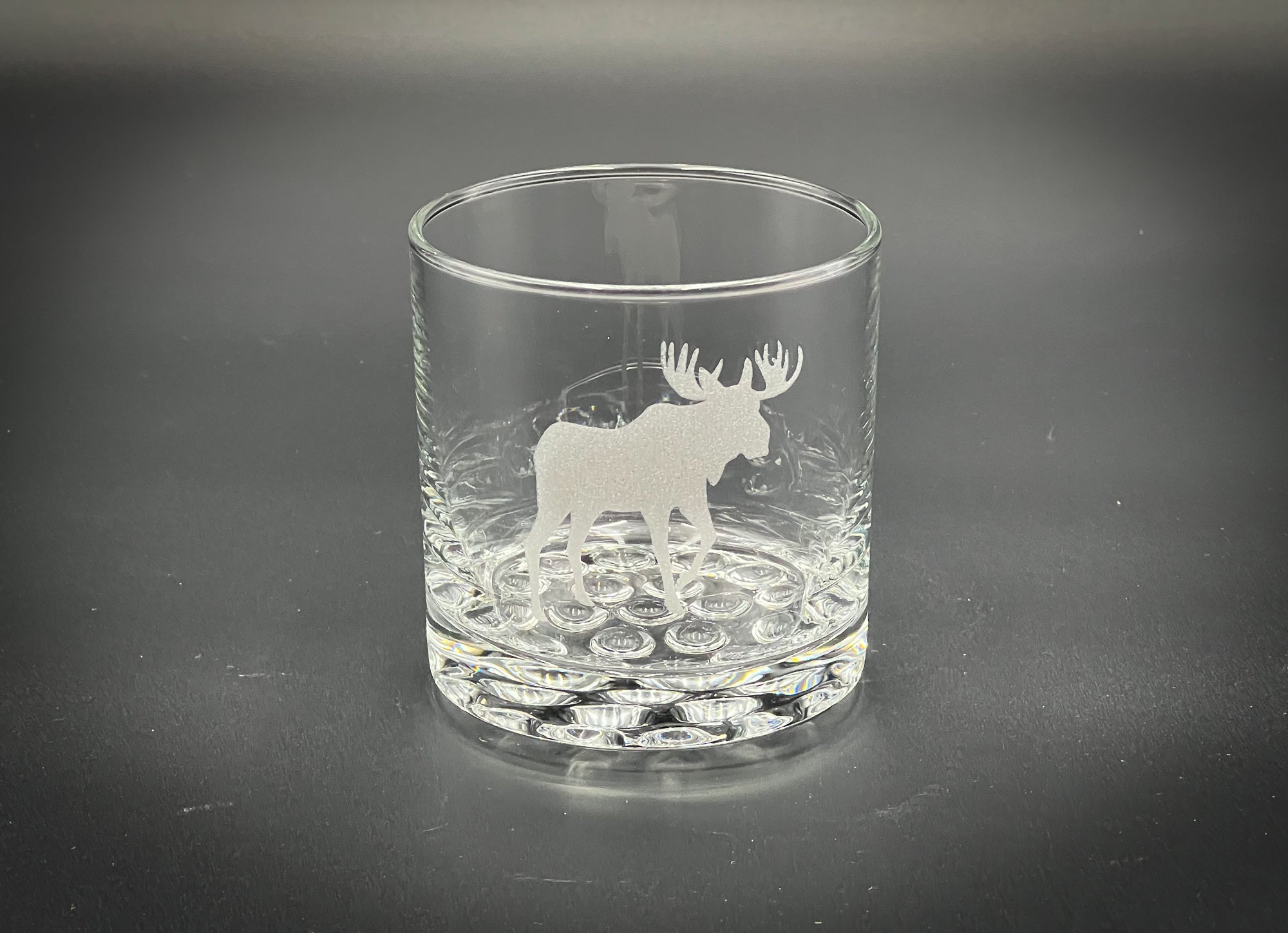 Moose 10.25 oz Knob Rocks Glass
