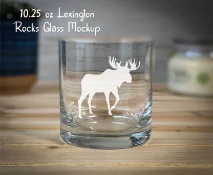 Moose - 10.25 oz Rocks Glass