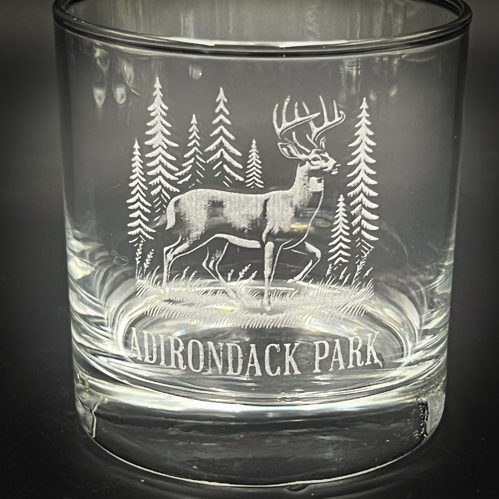 Deer in a Forest 10 oz Old Fashioned