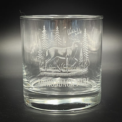 Deer in a Forest 10 oz Old Fashioned