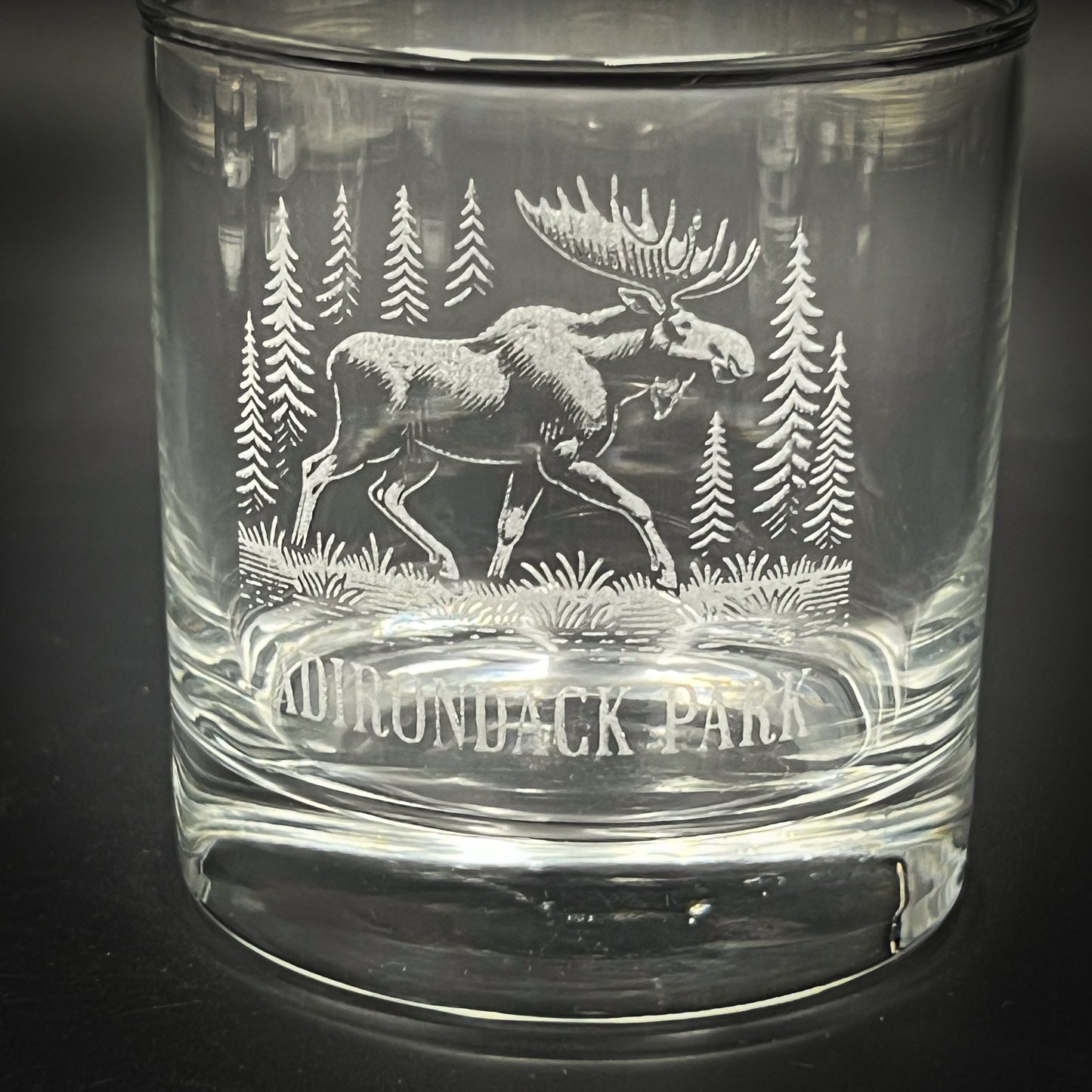 Moose in a Forest 10 oz Old Fashioned