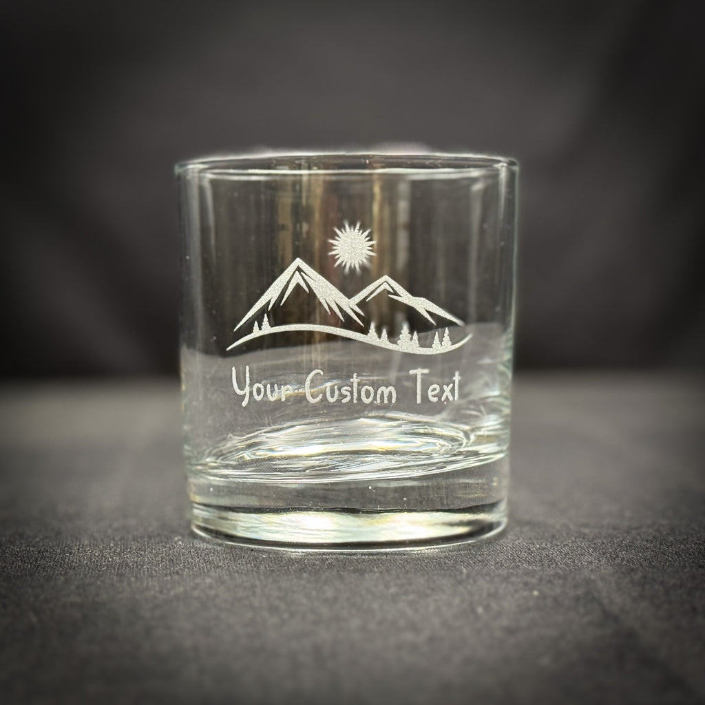 Mountain and Trees - 10.5 oz Old Fashioned
