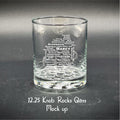 46 High Peaks Adirondacks 12.25 oz Knob Rocks Glass
