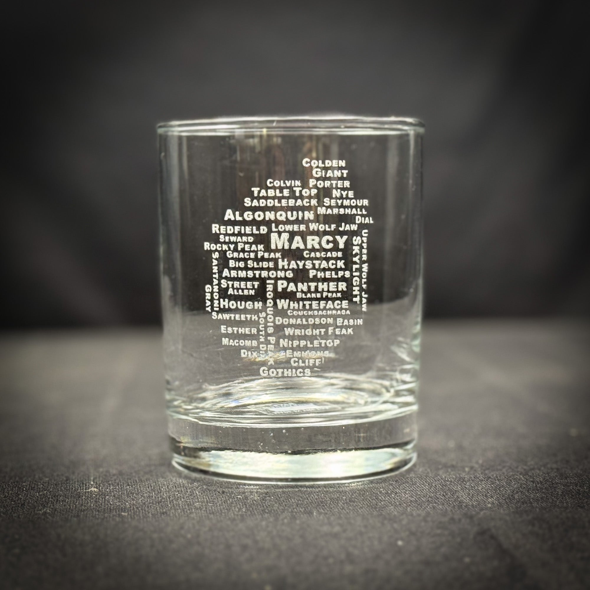 46 High Peaks 14 oz Rocks Glass