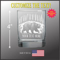 Bear in a Forest 14 oz Double Old Fashioned