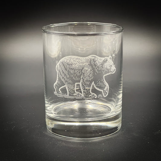 Bear Vintage Style 14 oz Double Old Fashioned