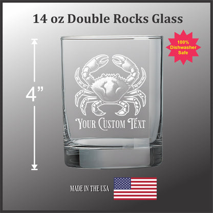 Blue Crab - 14 oz Double Old Fashioned