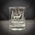 Deer in a Forest 14 oz Double Old Fashioned