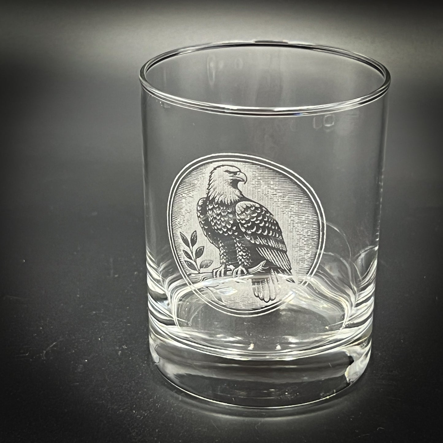 Eagle Perched - 14 oz Rocks Glass (In Store)