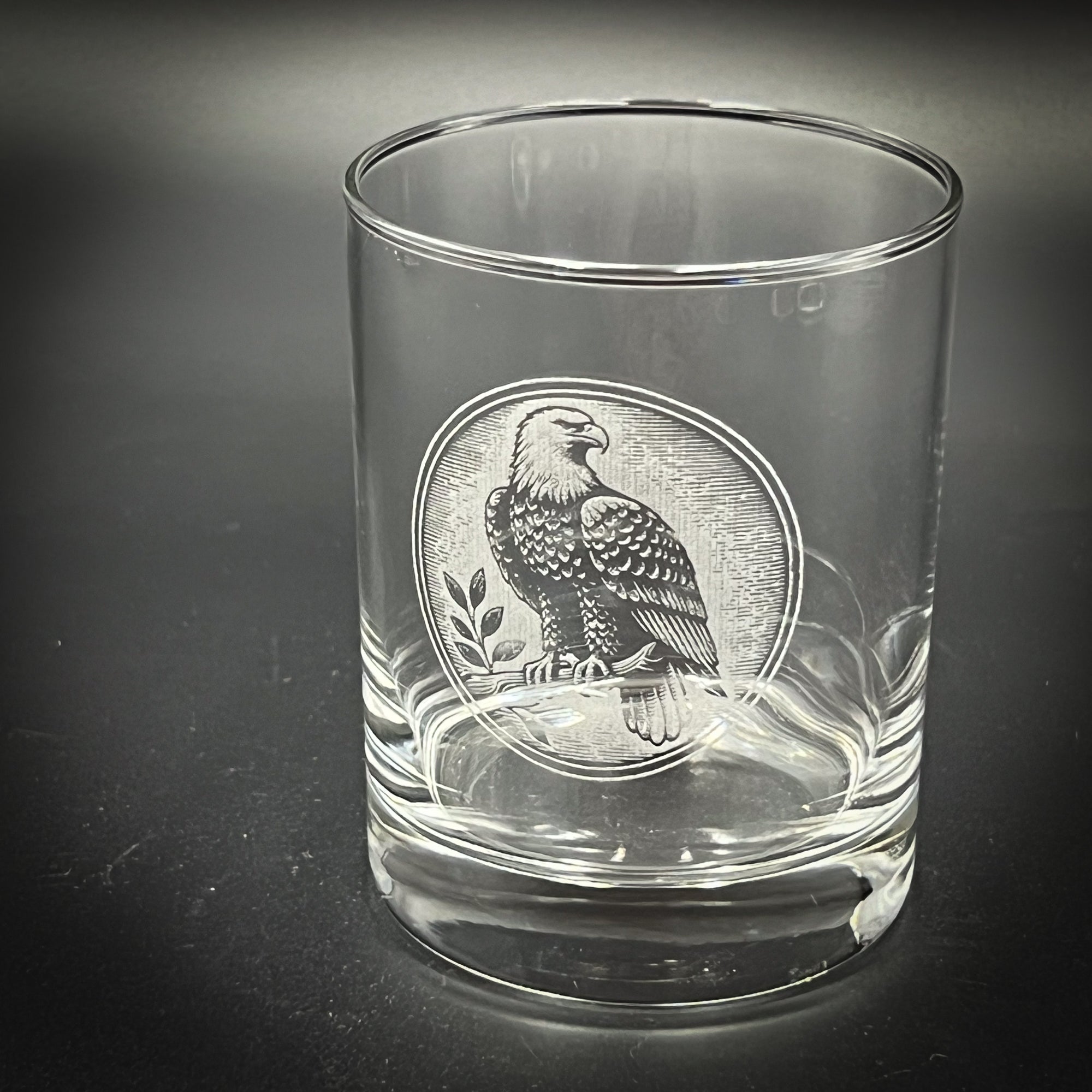 Eagle Perched - 14 oz Rocks Glass