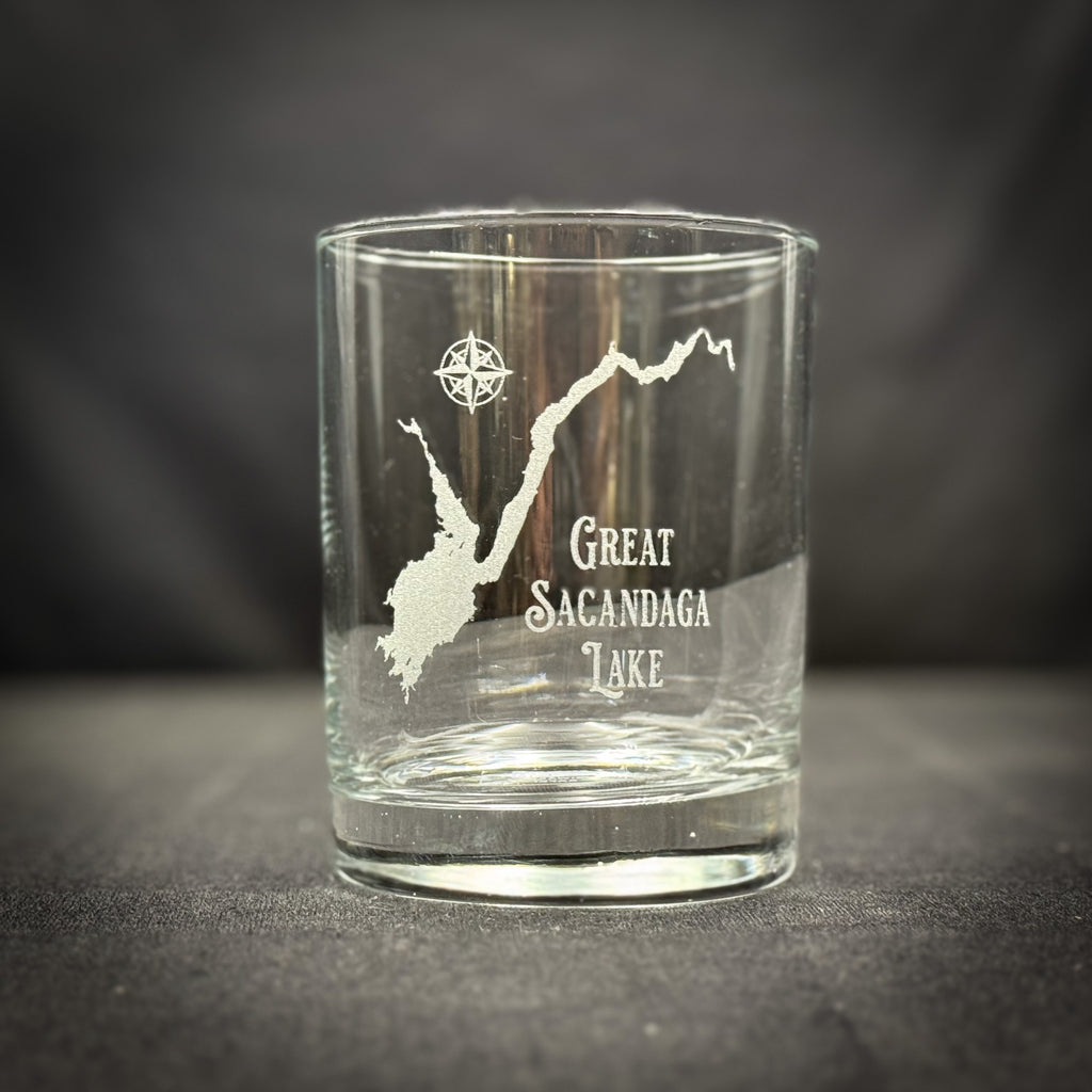 Great Sacandaga Lake Vintage 14 oz Double Old Fashioned