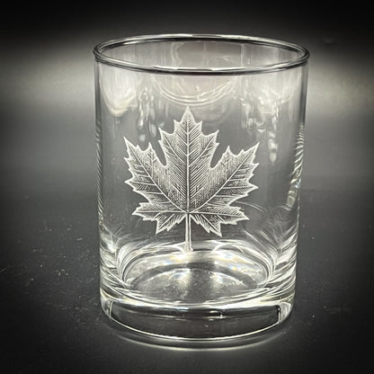 Maple Leaf Vintage Style 14 oz Double Old Fashioned
