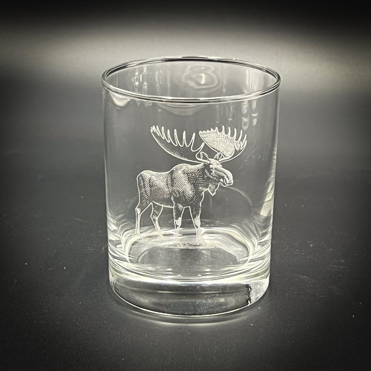 Moose Vintage Style 14 oz Double Old Fashioned