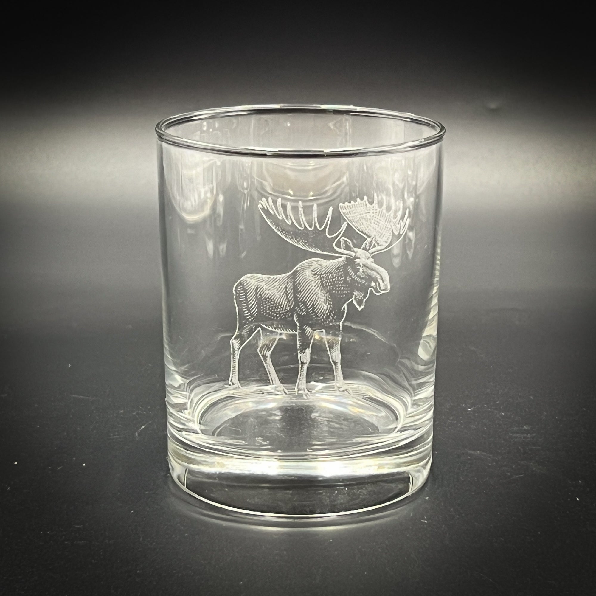 Moose Vintage Style 14 oz Double Old Fashioned