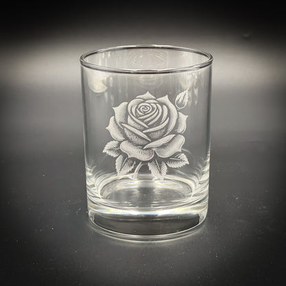 Rose Vintage Style 14 oz Double Old Fashioned