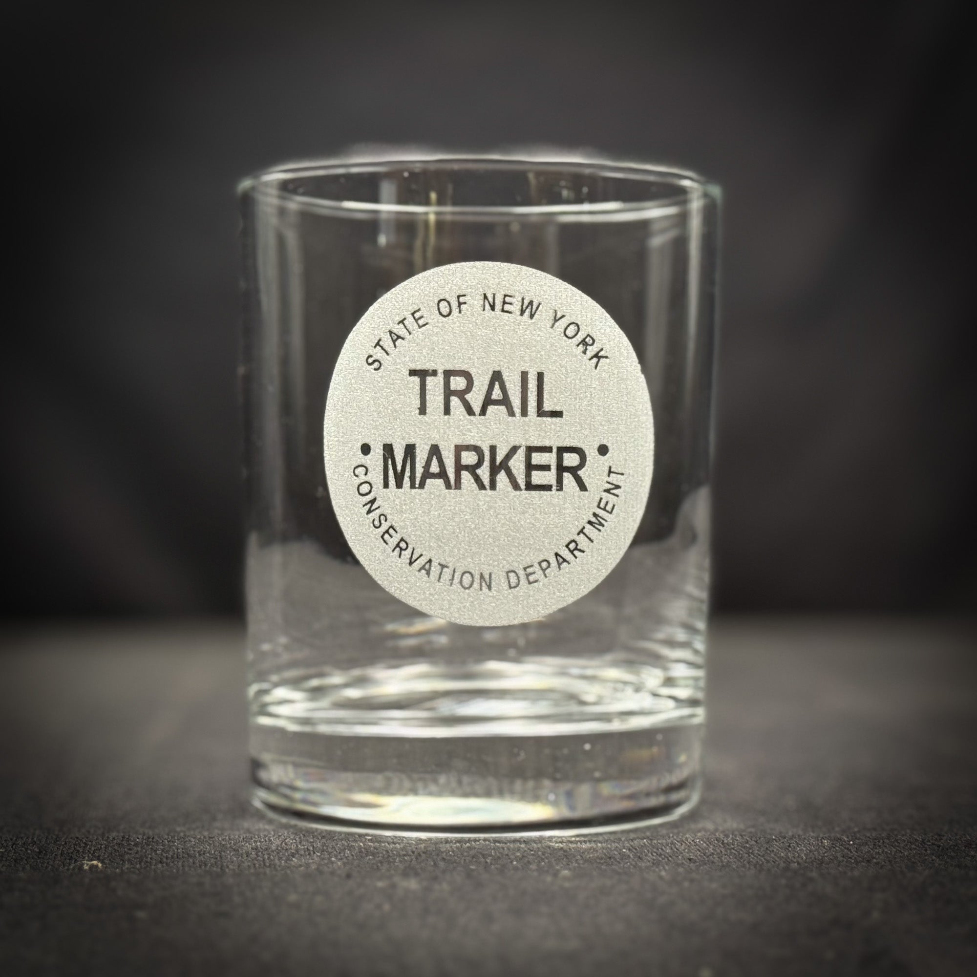 Trail Marker - 14 oz Double Rocks Glass